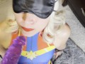 What if Thanos Dominated Captain Marvel? Parody COSPLAY FETISH & Blowjob - FAWNTALES
