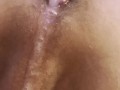 anal squirt loose hole close up squirt