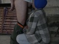 french mature street prostitute has rough sex in abondoned building