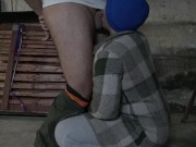 french mature street prostitute has rough sex in abondoned building