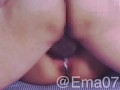 連続イキ！！流れ出るマン汁に中出し Continuous orgasms!! Cum inside the flowing pussy juice