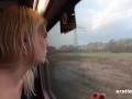 Ersties - Two Sexy German Babes Board a Train For Hot Lesbian Sex