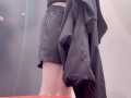 【店員さんと会話あり】試着室でシてない動画Japanese solo female