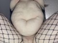 Extra Thick BBW With Plump Belly Big Tits Fucked In Both Holes Cum Inside Big White Ass