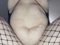 Extra Thick BBW With Plump Belly Big Tits Fucked In Both Holes Cum Inside Big White Ass