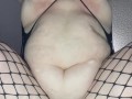 Extra Thick BBW With Plump Belly Big Tits Fucked In Both Holes Cum Inside Big White Ass