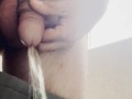 Fat dick Pissing, uncut cock - Luce Avery