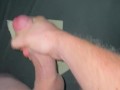 FAT COCK AT NIGHTTIME HAVING A BLAST SOLO