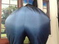 Nylon Wind Pants Ass Stretching