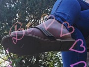 Playing with my flipflops so delicious.