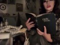 BLASPHEMOUS vampire COSPLAY I SQUIRT on my HOLY BIBLE🦇