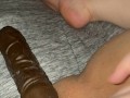 Creaming All Over BBC Dildo Playing With My Pretty Pink Pussy