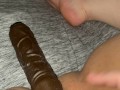 Creaming All Over BBC Dildo Playing With My Pretty Pink Pussy