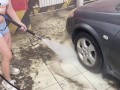Teenage girl washed my car and my dick for money