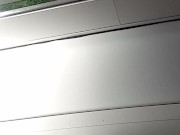 Im jerk of in public washroom while mom stay out side