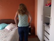 Stepson's friends are happy jerking off and cumming while watching me touch myself