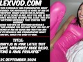 Hotkinkyjo in pink latex suit pussy gape, mrhankey huge dildo, fisting & anal prolapse
