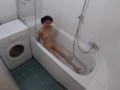 I join my petite brunette girlfriend in the tub for a great fuck - DOLLSCULT
