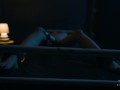 Bound orgasm - Dyanna - Marcus - On the bed at night - Hitachi - Bondage