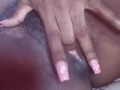 AMATEUR EBONY PLEASURE PUSSY TWO FINGER DEEP ORGASM