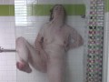 Spying on Steamy Shower Masturbation with Wet Hair