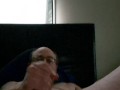 Moaning stroking my cock!!