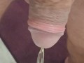 Peeing hot penis