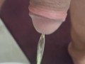 Peeing hot penis
