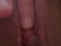 Sudden need to watch myself cum. Close up of my glistening clit, finger myself to climax