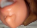 I just inserted my dick into toy vagina and I got an unbearable loud orgasm