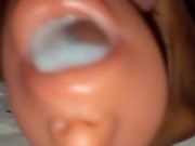 I just inserted my dick into toy vagina and I got an unbearable loud orgasm
