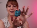 Sex Toy Review - Kisscool Clitoral Tapping Silicone Vibrator with Finger Loop for Accessibility