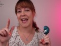 Sex Toy Review - Kisscool Clitoral Tapping Silicone Vibrator with Finger Loop for Accessibility