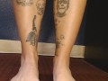 Novice New Tattoo Practice Canvas Shins