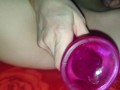 Dildo to big for my tight pussy