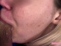a virgin decided to give a blow job on camera for the first time