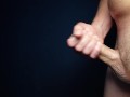 I jerk off and come on cam. An Italian man masturbating