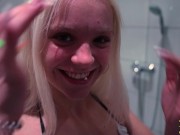 Teen and MILF touch each other's pussies