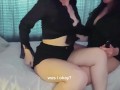 Two horny girls have fun roleplaying LESBIAN PORN