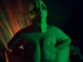 BBW ALIEN APPEARS TO COLLECT YOUR SPERM