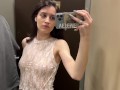 Petite Teen Luna Transparent Try-On - someone was spying on me in the fitting room??