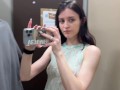 Petite Teen Luna Transparent Try-On - someone was spying on me in the fitting room??