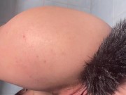 Naughty cat tries a magic wand and explodes with pleasure