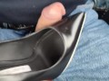 Girls love it when I fuck their high heels and fill them with cum