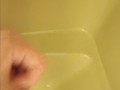 Cumming in the shower