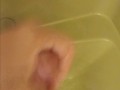 Cumming in the shower