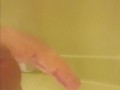 Cumming in the shower
