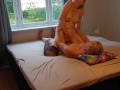 Hot busty blonde MILF has 2 orgasms during passionate real sex. Hot stuff!