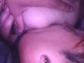 Asian Man Sucking On Puerto Rican Triple Ds boobs
