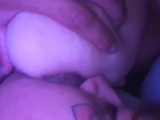 Asian Man Sucking On Puerto Rican Triple Ds boobs